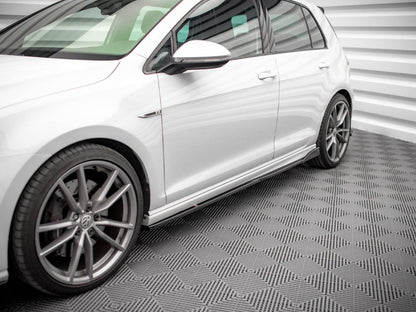 Maxton Design - SIDE SKIRTS DIFFUSERS V.2 VW GOLF R MK7 (2013-2016)