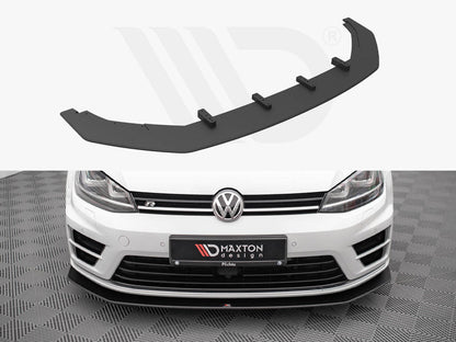 Maxton Design - STREET PRO FRONT SPLITTER V.2 VW GOLF R MK7 (2013-2016)