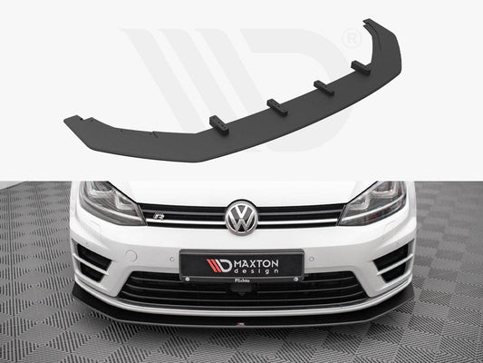 Maxton Design - STREET PRO FRONT SPLITTER V.2 VW GOLF R MK7 (2013-2016)