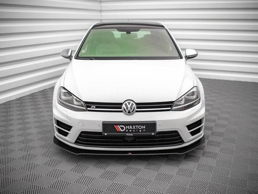 Maxton Design - STREET PRO FRONT SPLITTER V.1 VW GOLF R MK7 (2013-2016)
