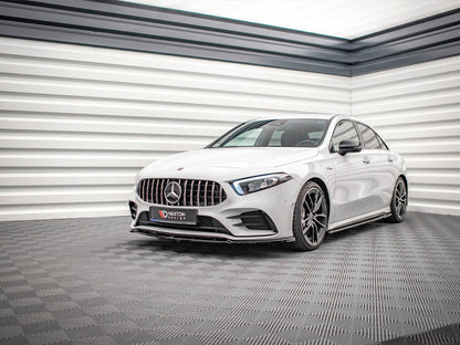 Maxton Design - FRONT SPLITTER V.4 MERCEDES A35 AMG / AMG-LINE W177
