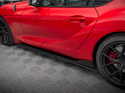 Maxton Design - STREET PRO SIDE SKIRTS DIFFUSERS TOYOTA SUPRA MK5 (2019-)