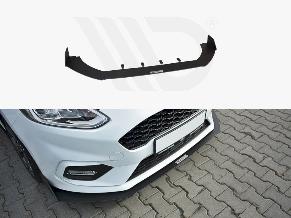 Maxton Design - FRONT RACING SPLITTER V.1 FIESTA MK8/8.5 ST / ST-LINE (2017-2024)