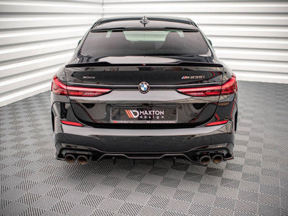Maxton Design Gloss Black Rear Spats / Side Splitters / Corner Extensions for BMW 2 Series Gran Coupe F44 M235i xDrive 2019+ - Rear Bumper Winglets/Trim Pair | ABS Aero Styling