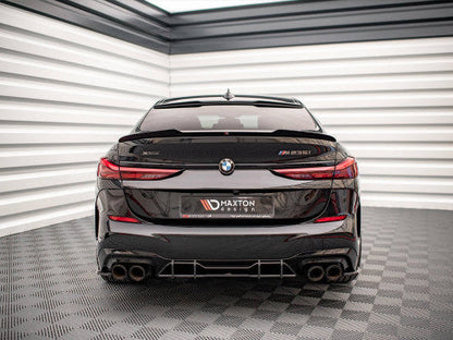Maxton Design Street Pro Rear Diffuser / Valance / Lower Bumper Insert (10mm ABS) for BMW 2 Series Gran Coupe (F44) M235i 2019+ - Matte Black or Red Core Rear Splitter/Aero Trim, Rear Apron Styling Upgrade, Rear Undertray Spoiler