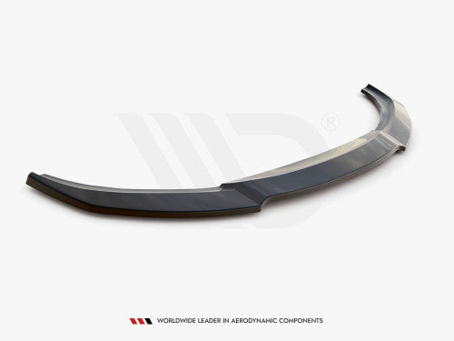 Maxton Design Gloss Piano Black Front Lip Spoiler Splitter V.1 for BMW 1 Series F20 2011-2015 - Chin Spoiler/Bumper Lip/Lower Valance Apron Skirt ABS Aero