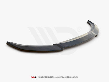 Maxton Design Gloss Piano Black Front Lip Spoiler Splitter V.1 for BMW 1 Series F20 2011-2015 - Chin Spoiler/Bumper Lip/Lower Valance Apron Skirt ABS Aero