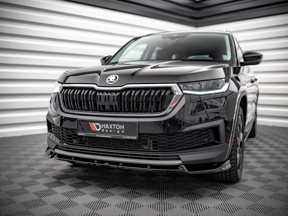 Maxton Design - FRONT SPLITTER V.1 SKODA KODIAQ MK1 FACELIFT (2019)