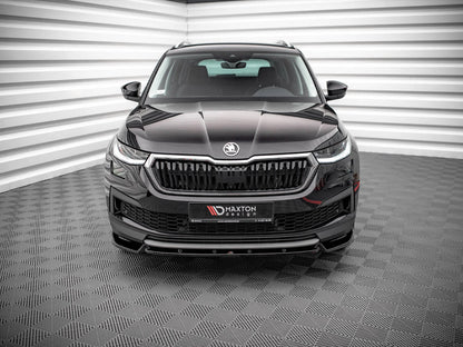 Maxton Design - FRONT SPLITTER V.1 SKODA KODIAQ MK1 FACELIFT (2019)