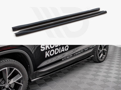 Maxton Design - SIDE SKIRTS DIFFUSERS SKODA KODIAQ MK1 FACELIFT (2019)