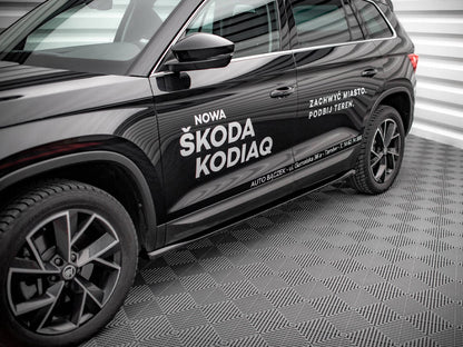 Maxton Design - SIDE SKIRTS DIFFUSERS SKODA KODIAQ MK1 FACELIFT (2019)