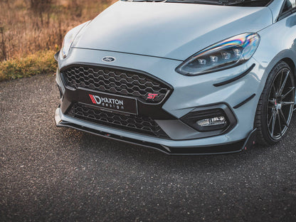 Maxton Design - FRONT SPLITTER V.4 + FLAPS FORD FIESTA ST / ST-LINE MK8/8.5