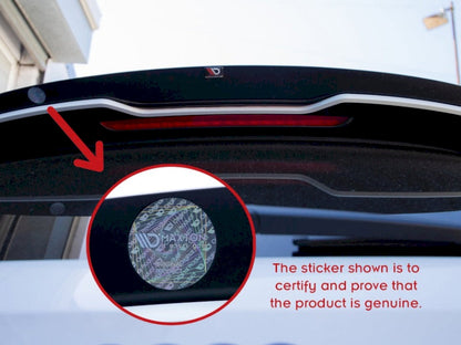 Maxton Design - Spoiler CAP Mercedes-Benz C Coupe Standard / AMG-Line C204