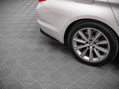 Maxton Design Gloss Black Rear Corner Extensions / Rear Spats / Side Splitters for BMW 5 Series G30 Saloon/Sedan 2017-2020 Pre-LCI - ABS Pair with Fitting Kit - Rear Bumper Winglets, Diffuser Corner Caps, Rear Valance Lip