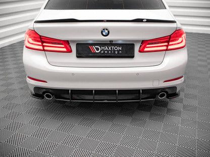 Maxton Design Street Pro Rear Diffuser for BMW 5 Series G30 (20172020)  Black ABS Rear Splitter/Valance