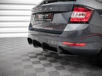 Maxton Design - STREET PRO REAR DIFFUSER SKODA FABIA ESTATE MK3 FACELIFT (2019-)