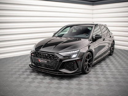 Maxton Design - STREET PRO FRONT SPLITTER AUDI RS3 SPORTBACK 8Y (2020-)