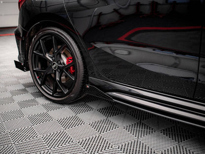 Maxton Design - STREET PRO SIDE SKIRTS DIFFUSERS (+FLAPS) AUDI RS3 SPORTBACK 8Y (2020-)