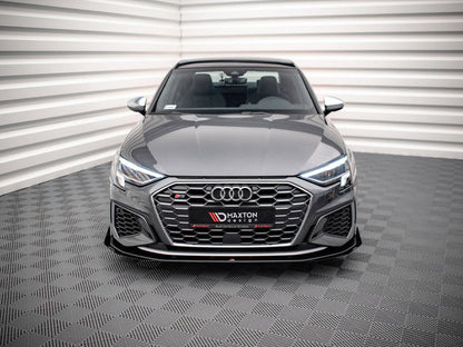 Maxton Design - Street PRO Front Splitter V.1 + Flaps Audi S3 / A3 S-Line 8Y