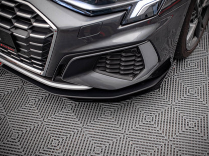 Maxton Design - Street PRO Front Splitter V.1 + Flaps Audi S3 / A3 S-Line 8Y