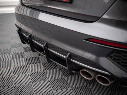 Maxton Design - STREET PRO REAR DIFFUSER AUDI S3 SEDAN 8Y (2020-)