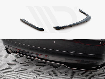 Maxton Design - CENTRAL REAR SPLITTER (VERTICAL BARS) BMW 3 SEDAN E90 (2004-2008)