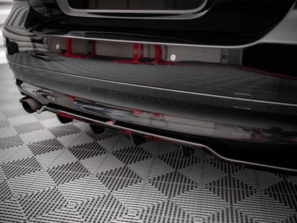 Maxton Design - CENTRAL REAR SPLITTER (VERTICAL BARS) BMW 3 SEDAN E90 (2004-2008)