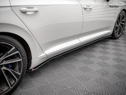 Maxton Design - Street PRO Side Skirt Diffusers V.2 Volkswagen Arteon R / R-Line Sedan / Shooting Brake Mk1 Facelift