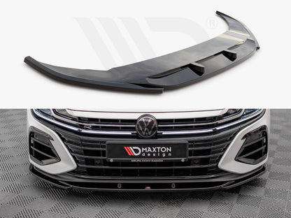 Maxton Design - Front Splitter V.1 Volkswagen Arteon R Sedan / Shooting Brake Mk1 Facelift
