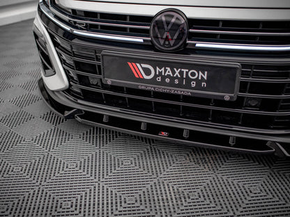 Maxton Design - Front Splitter V.2 Volkswagen Arteon R Sedan / Shooting Brake Mk1 Facelift