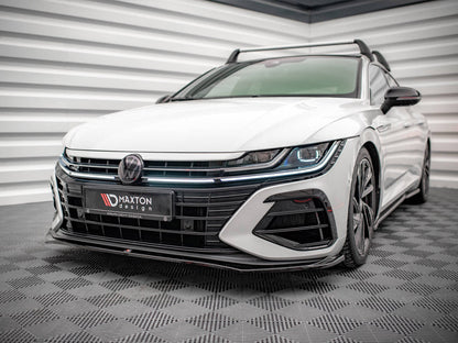 Maxton Design - Front Splitter V.3 Volkswagen Arteon R Sedan / Shooting Brake Mk1 Facelift