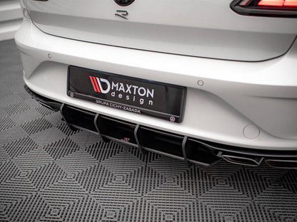 Maxton Design - Street PRO Rear Diffuser Volkswagen Arteon R Sedan / Shooting Brake Mk1 Faceift