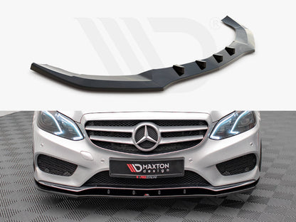 Maxton Design - FRONT SPLITTER V.1 MERCEDES E AMG-LINE SEDAN W212 FACELIFT (2012-2016)