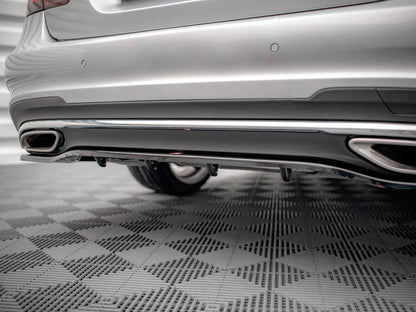 Maxton Design - REAR SPLITTER (VERTICAL BARS) MERCEDES E AMG-LINE SEDAN W212 FACELIFT (2012-2016)