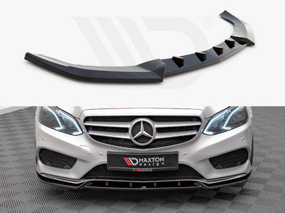 Maxton Design - FRONT SPLITTER V.2 MERCEDES E AMG-LINE SEDAN W212 FACELIFT (2012-2016)