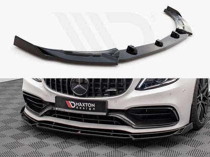 Maxton Design - FRONT SPLITTER V.2 MERCEDES-AMG C63 COUPE AMG AERO PACK C205 FACELIFT