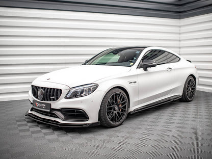 Maxton Design - SIDE SKIRTS DIFFUSERS V.2 MERCEDES-AMG C 63AMG COUPE C205 FACELIFT