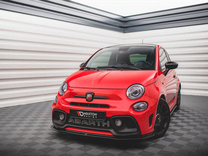 Maxton Design - FRONT SPLITTER FIAT 500 ABARTH MK1 FACELIFT (2016-2023)