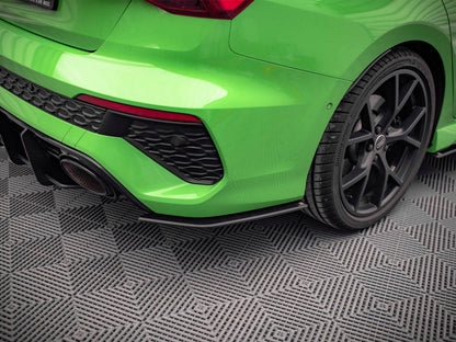 Maxton Design - STREET PRO REAR SIDE SPLITTERS AUDI RS3 SEDAN 8Y (2020-)