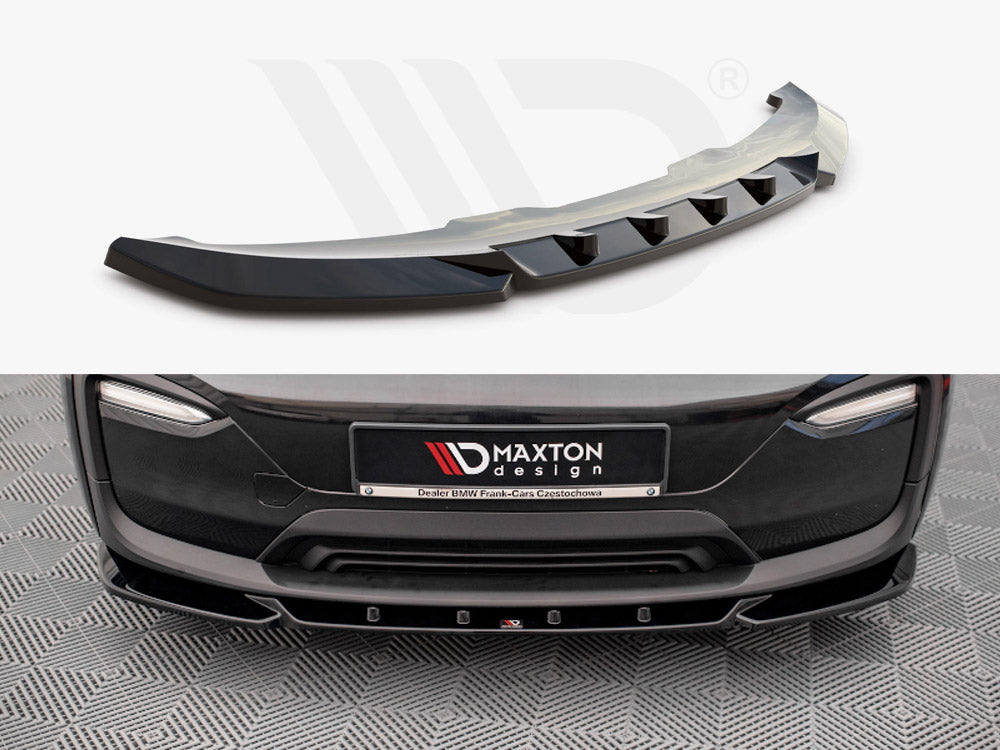 Maxton Design - FRONT SPLITTER V.2 BMW I3 MK1 FACELIFT (2017-2022)