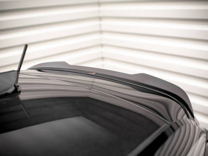 Maxton Design BMW i3 Mk1 LCI Facelift 2017-2022 Gloss Piano Black Roof Spoiler/Wing, Rear Wing Lip, Tailgate Boot Spoiler Cap – ABS 3M Tape No-Drill Extension