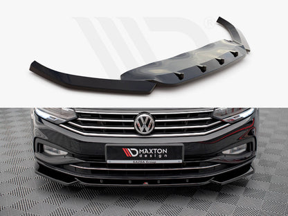 Maxton Design - FRONT SPLITTER V.1 VW PASSAT B8 FACELIFT (2019-2023)
