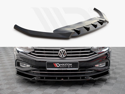 Maxton Design - FRONT SPLITTER V.2 VW PASSAT B8 FACELIFT (2019-2023)