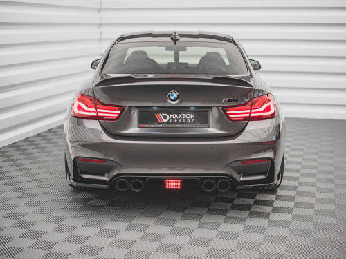 BMW M4 F82 Coupe 2014-2020 Rear Centre/Center LED Third Brake Light (CHMSL) - Maxton Design Gloss Black Stop Lamp - Fits Maxton RS1 Rear Diffuser - Diffuser Brake Light Upgrade