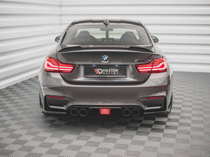 BMW M4 F82 Coupe 2014-2020 Rear Centre/Center LED Third Brake Light (CHMSL) - Maxton Design Gloss Black Stop Lamp - Fits Maxton RS1 Rear Diffuser - Diffuser Brake Light Upgrade