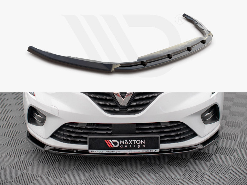 Maxton Design - FRONT SPLITTER V.2 RENAULT CLIO MK5 (2019-)