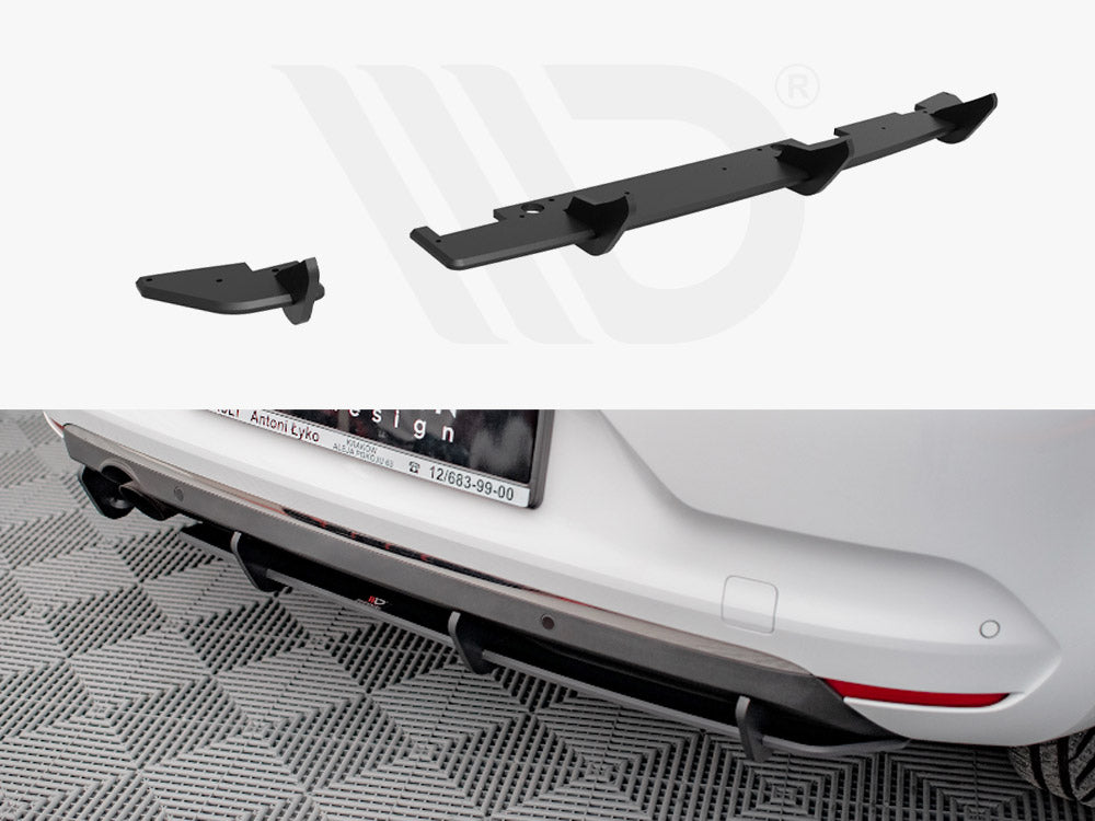 Maxton Design - STREET PRO REAR DIFFUSER RENAULT CLIO MK5 2019-2023