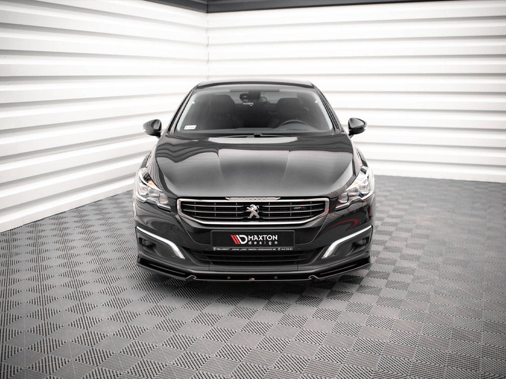 Maxton Design - FRONT SPLITTER V.1 PEUGEOT 508 GT MK1 FACELIFT (2014-2018)
