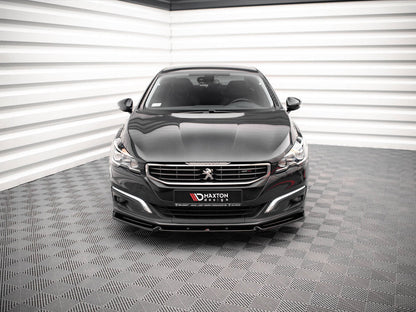 Maxton Design - FRONT SPLITTER V.1 PEUGEOT 508 GT MK1 FACELIFT (2014-2018)