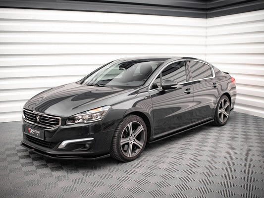 Maxton Design - SIDE SKIRTS DIFFUSERS PEUGEOT 508 GT MK1 FACELIFT (2014-2018)